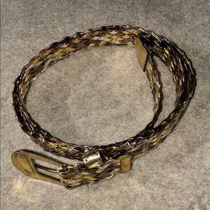 Woven Metallic Multi-Color Women’s Belt